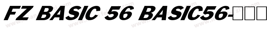 FZ BASIC 56 BASIC56字体转换